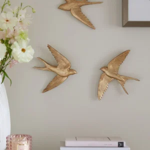 Gold Swallow Wall Art